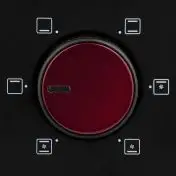 G3 Ferrari IL Moro 20 20 L 1380 W Nero, Rosso Grill