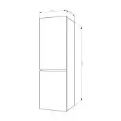 LG GBB60DSMFS frigorifero con congelatore Libera installazione 343 L Grafite, Acciaio inossidabile