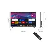 Smart-Tech 55QA20V1 Televisione Smart TV 55 Pollici Led Uhd Nero