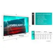 Philips Ambilight TV OLED 718 65“ 4K UHD Dolby Vision e Dolby Atmos Google TV