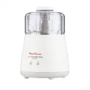 Moulinex DPA141 La Moulinette Tritatutto Elettrico, Adatto per Tutti i Tuoi Alimenti 1000 W, 0.3 l, Bianco