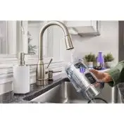 Black & Decker BHFEA640WG Aspirapolvere a bastone Batteria Secco Ciclonico Senza sacchetto 0,75 L Nero, Acciaio inox