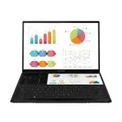 ASUS Zenbook Duo OLED UX8406MA-PZ286W Intel Core Ultra 7 155H Computer portatile 35,6 cm (14") Touch screen 3K 16 GB LPDDR5x-SDRAM 1 TB SSD Wi-Fi 6E (802.11ax) Windows 11 Home Grigio