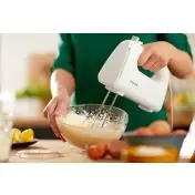 Philips Daily Collection Sbattitore elettrico da 300 W con fruste e ganci impastatori HR3705/00