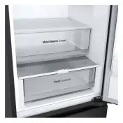 LG GBV3100DEP Frigorifero combinato, Classe D, 344L, Fresh Converter, Porte piatte, Nero
