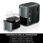 Ninja Friggitrice ad aria Double Stack XL da 9,5 L SL400EU