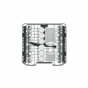 Whirlpool Lavastoviglie semi incasso - WB 6020 P X