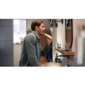 Philips 5300 Series Sonicare spazzolino elettrico sonico con base di ricarica e custodia, 2 livelli di intensità, sensore di pressione confezione da 1 spazzolino bianco e 1 spazzolino nero H