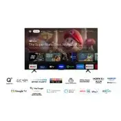 TCL 85C655 Televisione Smart TV 85 Pollici Qled 4K Serie C6 Dolby Vision Atmos Google TV Audio Onkyo