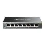 TP-LINK TL-SG108S Non gestito L2 Gigabit Ethernet (10/100/1000) Nero