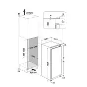 Indesit S 12 A1 D/I 2 frigorifero Da incasso 209 L E Acciaio inossidabile