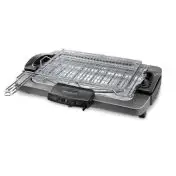 De’Longhi BQ 80.X Barbecue con Griglia Elettrica Girevole 2450W