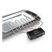 De’Longhi BQ 80.X Barbecue con Griglia Elettrica Girevole 2450W
