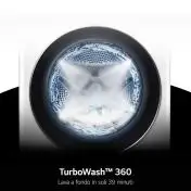 LG F4R9009TPWC Lavatrice 9kg AI DD, Classe A-40%, 1400 giri, TurboWash, Vapore