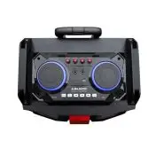 New Majestic DJB-292 BT USB SD AX Sistema PA trolley 160 W Nero, Rosso