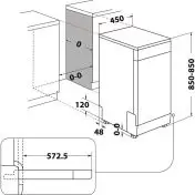 Hotpoint Ariston Lavastoviglie a libera installazione HA3FC10BS7A0S