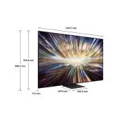 Samsung QE65QN800CDTXZT Televisione Smart TV 65 Pollici Qled 8K Neo Graphite Black NQ8 AI GEN2 Processor 8K AI Upscaling Infinity One Design Dolby Atmos