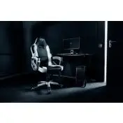 Trust GXT 705W Sedia da gaming per PC Nero, Bianco