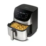 G3 Ferrari FRIGGISANO XXL Singolo 8 L Indipendente 1700 W Friggitrice ad aria calda Nero, Acciaio inossidabile