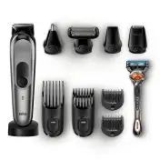 Braun Multigroomer Rifinitore 10-In-1 Tutto-In-1 MGK7021 Rasoio Barba Elettrico, Rifinitore E Tagliacap