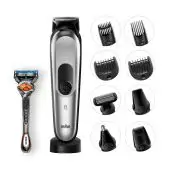 Braun Multigroomer Rifinitore 10-In-1 Tutto-In-1 MGK7021 Rasoio Barba Elettrico, Rifinitore E Tagliacap