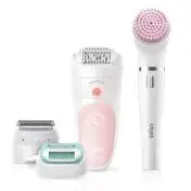 Braun Silk-épil 5 Wet&Dry Silk-épil 5 5-875 Beauty Set Per Le Prime Epilazioni 4-In-1 Wet&Dry Senza Fili – Epilatore Donna, Rasoio, Rifinitore, Kit Pulizia Viso