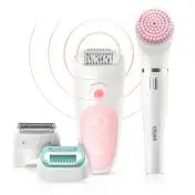 Braun Silk-épil 5 Wet&Dry Silk-épil 5 5-875 Beauty Set Per Le Prime Epilazioni 4-In-1 Wet&Dry Senza Fili – Epilatore Donna, Rasoio, Rifinitore, Kit Pulizia Viso