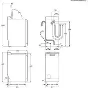 Electrolux EWT1278EVS lavatrice Caricamento dall'alto 7 kg 1200 Giri/min Bianco