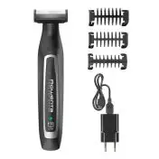 Rowenta TN6000 Forever Sharp per Radere, Regolare e Rifinire, Lame in Acciaio Inox Autoaffilanti e 3 Pettini Regolabarba, Batteria al Litio, Autonomia 120 min