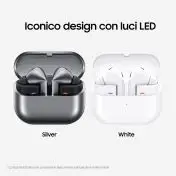 Samsung Galaxy Buds3 Pro Auricolari in-ear True Wireless Cuffie ergonomiche con luce LED Cancellazione attiva del rumore