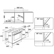 Whirlpool AKP 281/IX Forno a Incasso 56 L A Acciaio inossidabile