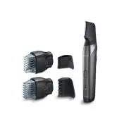 Panasonic ER-GY60, Regolabarba, Viso e corpo, Lama verticale, 4 Pettini accessori, 30 step taglio, Wet&Dry, Silver