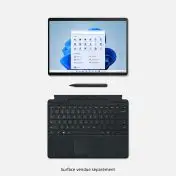 Surface pro signature keyboard - tastiera 8xa-00010 - cover Alcantara Black