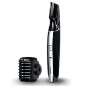Panasonic ER-GD50, Regolabarba, Lama verticale, Pettine accessorio, 20 step taglio, Lavabile, Nero/Silver