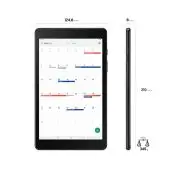 Samsung Galaxy Tab A , Black, 8", Wi-Fi/LTE, 32GB