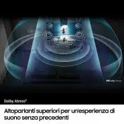 Samsung QE65QN800CDTXZT Televisione Smart TV 65 Pollici Qled 8K Neo Graphite Black NQ8 AI GEN2 Processor 8K AI Upscaling Infinity One Design Dolby Atmos
