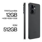 OPPO Reno13 FS 5G AI Smartphone, Tripla fotocamera 50+8+2MP, Selfie 32MP, Display 6.67” 120HZ AMOLED FHD+, 5800mAh, RAM 12GB(Esp4GB/8GB/12GB)+ROM 512GB, [Versione Italia], Graphite Grey