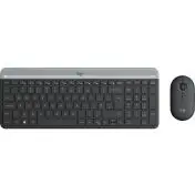Logitech Slim Wireless Combo MK470 tastiera RF Wireless QWERTY Italiano Grafite