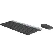 Logitech Slim Wireless Combo MK470 tastiera RF Wireless QWERTY Italiano Grafite