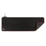 Trust GXT 764 Glide-Flex XXL RGB Tappetino per mouse per gioco da computer Nero