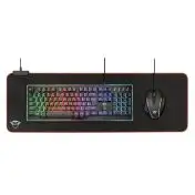 Trust GXT 764 Glide-Flex XXL RGB Tappetino per mouse per gioco da computer Nero