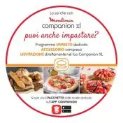 Moulinex HF8098 Companion XL, Robot da cucina multifunzione, 12 programmi automatici, 6 accessori, recipiente 3L, intervallo di temperatura da 30 °C a 150 °C, Ricettario: 300 idee per ricett