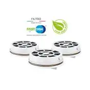 Laica Flow n'go Bottiglia per filtrare l'acqua, 4 filtri inclusi per 4 mesi di acqua filtrata