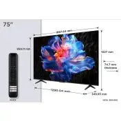 TCL P69K Serie Smart TV 4K Ultra HD 75" 75P69K, Dolby Audio, HDR10+, Google TV