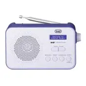 Trevi DAB 7F92 R Portatile Digitale Blu, Bianco