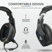 Trust GXT 488 Forze PS4 Auricolare Cablato A Padiglione Giocare Nero
