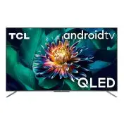 TCL 55C715 55 pollici QLED TV, 4K Ultra HD, Smart TV con sistema Android 9.0 (HDR 10+, Micro dimming, Dolby Vision-Atmos), Controllo Vocale Hands-Free, Design ultra sottile in alluminio e se