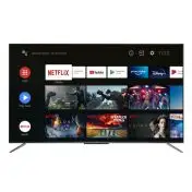 TCL 55C715 55 pollici QLED TV, 4K Ultra HD, Smart TV con sistema Android 9.0 (HDR 10+, Micro dimming, Dolby Vision-Atmos), Controllo Vocale Hands-Free, Design ultra sottile in alluminio e se