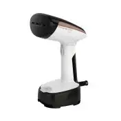 Rowenta DR3030 Access Steam Pocket Stiratore Verticale, Pronto in 15 Sec, Compatto e Leggero, Uccide Batteri, Rimuove Gli Allergeni, 1300 W, Acciaio Inossidabile, Nero/Bianco/Rosa