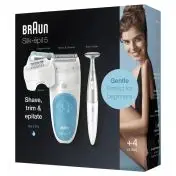 Braun Silk-épil 5 Wet&Dry Silk-épil 5 5-810, Epilatore Elettrico Donna Bianco/Turchese Per Un’Epilazione Delicata